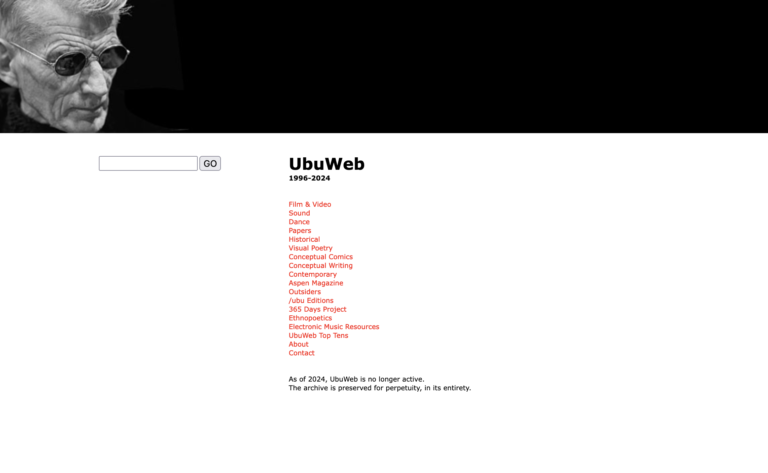 UbuWeb 1996-2024